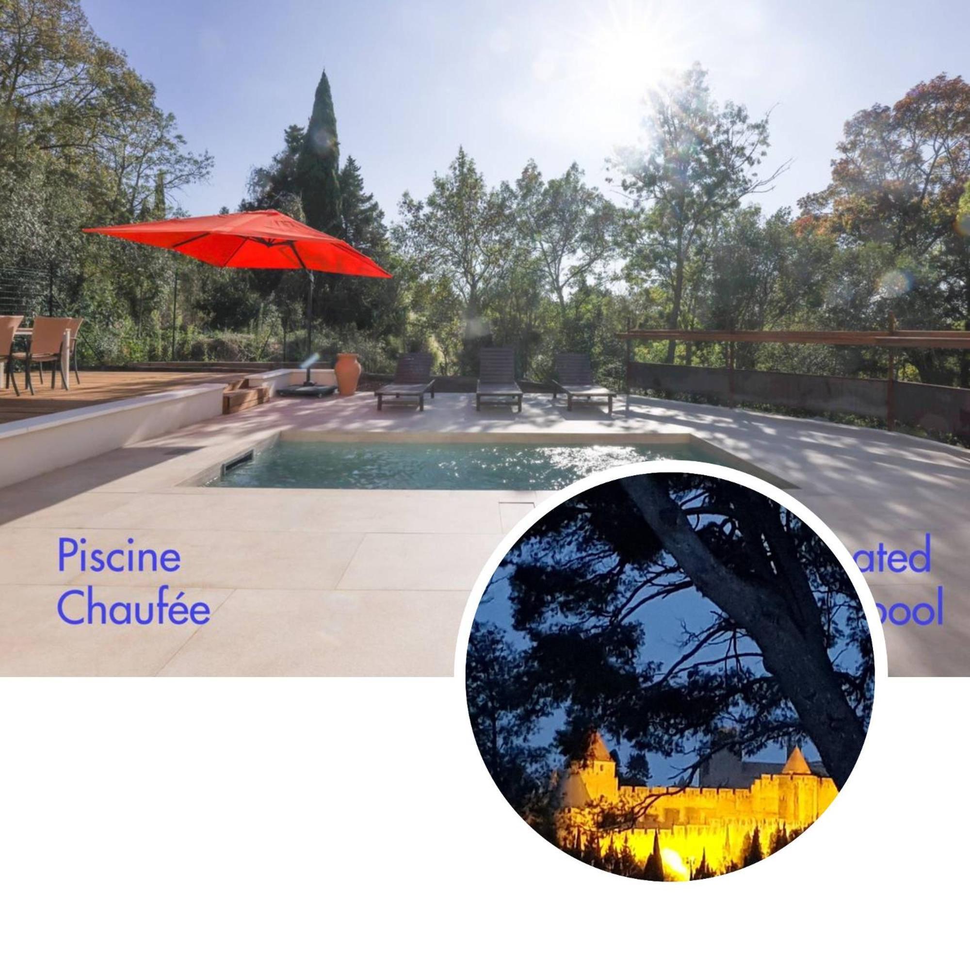 קרקסון Villa St Francois Piscine Privee Chauffee ,Clim ,Parking Gratuit מראה חיצוני תמונה